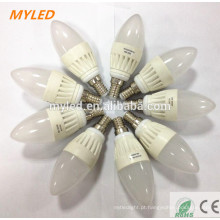 Ningbo Myled 3.5W Lâmpadas LED E27 / E14 Long Llifespan 30000hours Dimmable Lâmpada LED Bulb